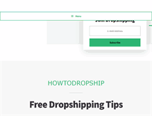 Tablet Screenshot of howtodropship.org